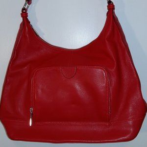 DANIER LEATHER - NWOT red super soft pigskin leather purse.